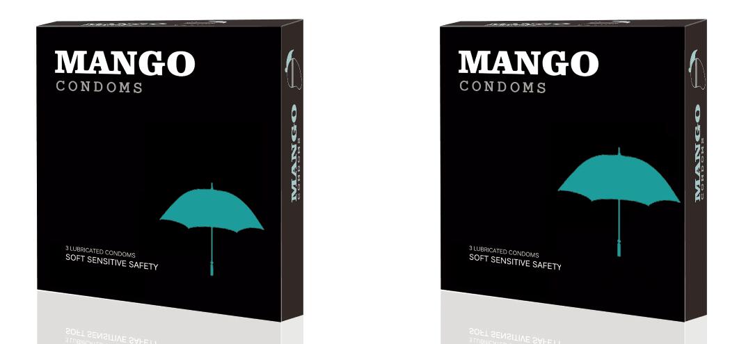Mango brand umbrella version condoms design