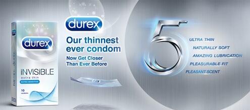 Durex Invisible Extra Sensitive Thinnest Ever Condom