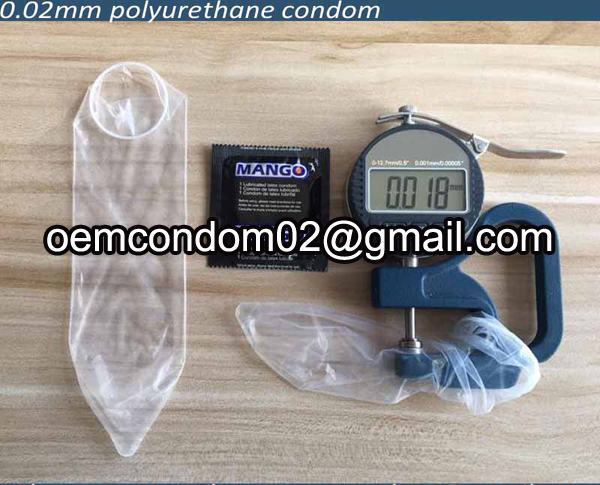Ultra Thin 0.02mm Polyurethane Condom For Men