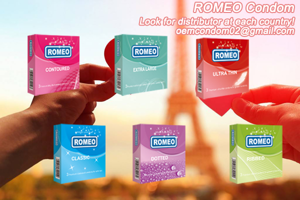 ROMEO condom brand condom look for distributors all over the world