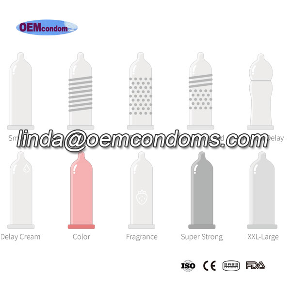 Personalized condom of different types