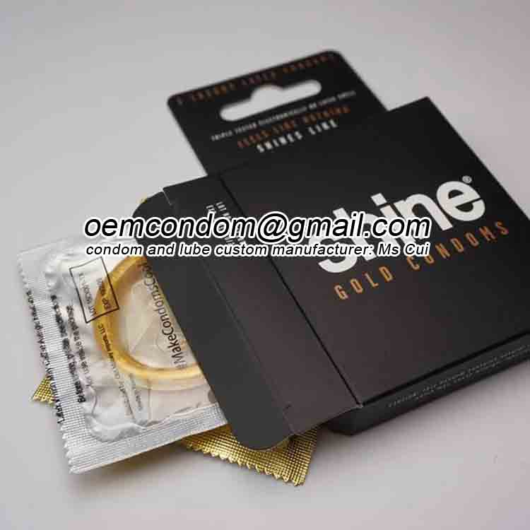 gold condom labeling company