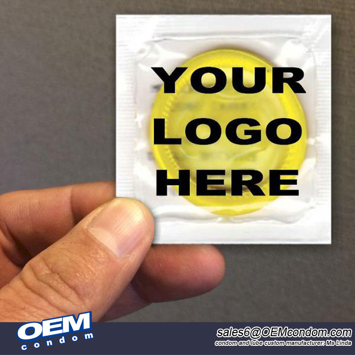 OEM condoms With logo on wrapper