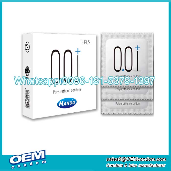 001 brand polyurethane condom latex free