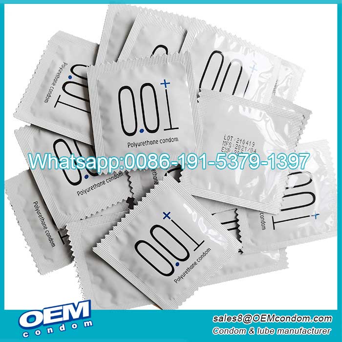 Male Polyurethane Condoms Non-Latex Super Thin