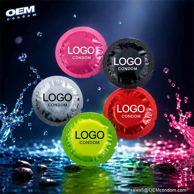 OEM Packaging Round Foil Wrapper Condom