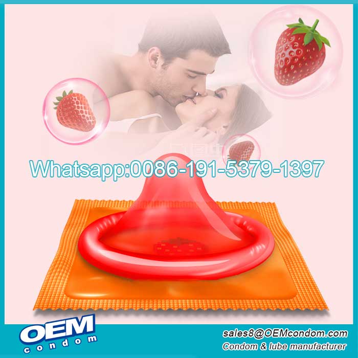 colored and flavored premium quality  natural latex custom condom wholesale