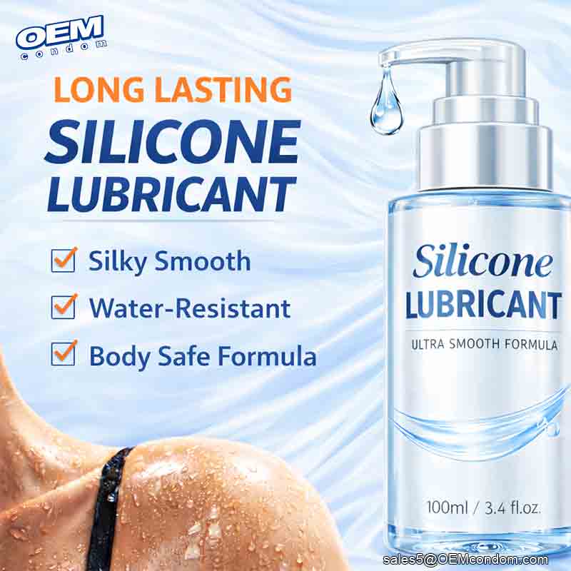 Personal lubricant silicone based custom label manufacturer
