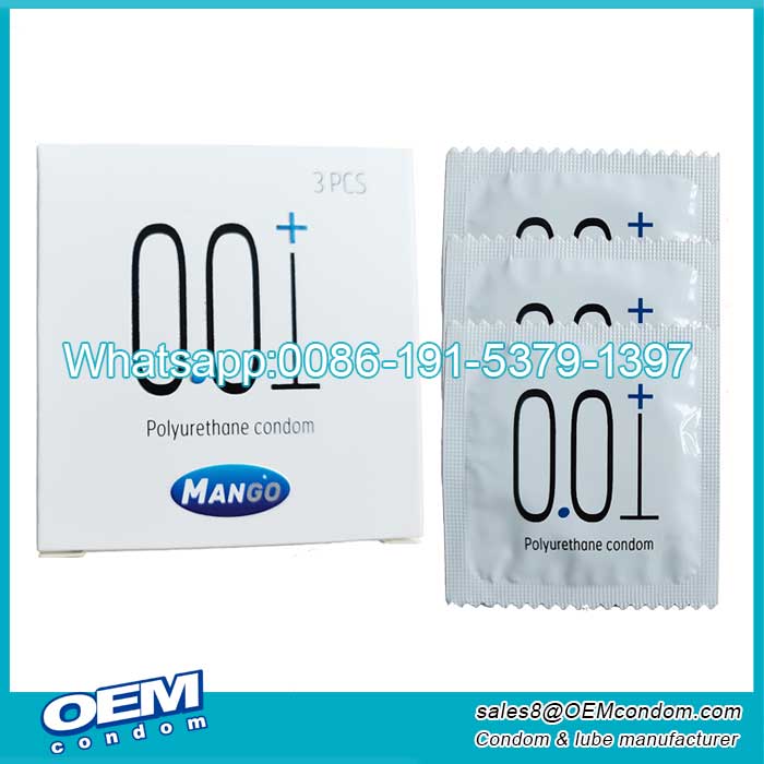 Custom free or non latex condoms for men supplier