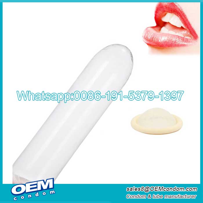 oral condoms without reservoir tip