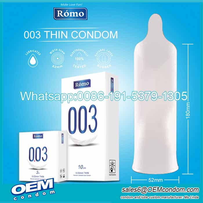 ROMO Thin Feel 003 condoms for your skin sensitive