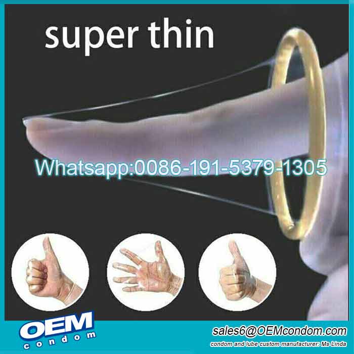 001 Condones Ultra Thin PU Condom Producer