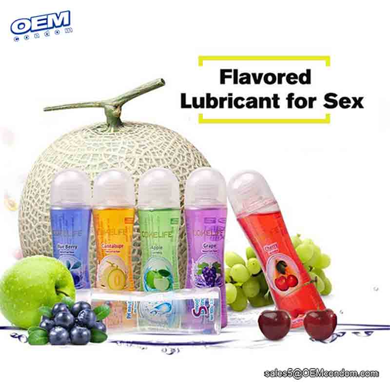 wholesale good tasting flavored lube smelling fresh