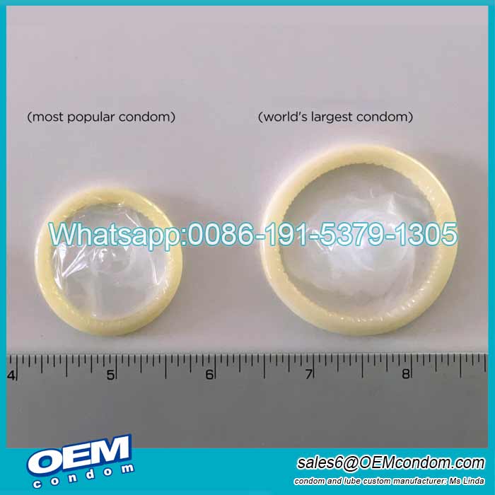 Extra Large Condoms with OEM brand customize logo