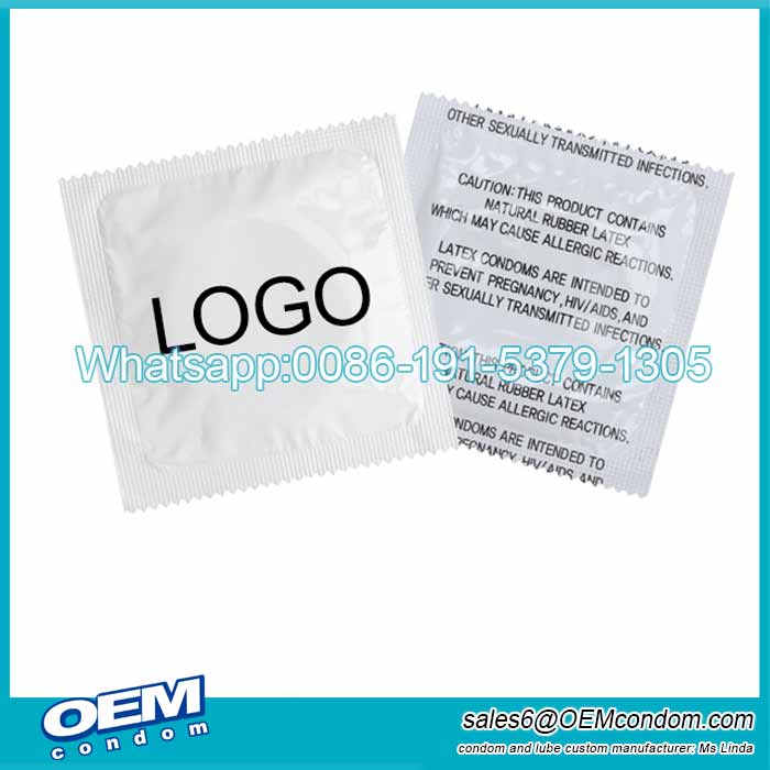 Custom branded condom with your design
