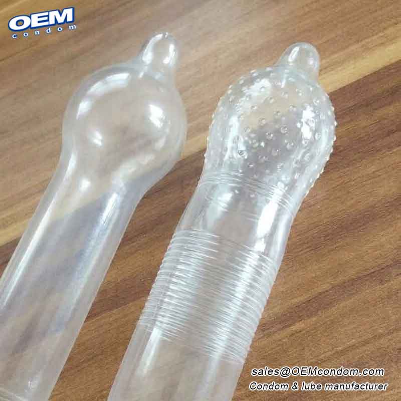Extra large condoms with flared shape in bulk pack